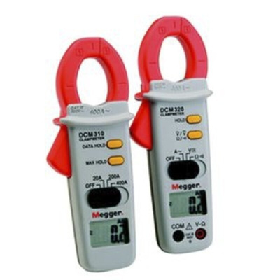 Megger DCM320 Clamp Meter, Max Current 400A ac CAT III 600V With RS Calibration