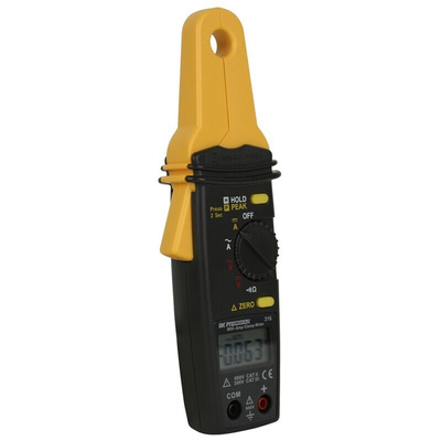 BK Precision BK316 Clamp Meter, 100A dc, Max Current 100A ac CAT II 600V