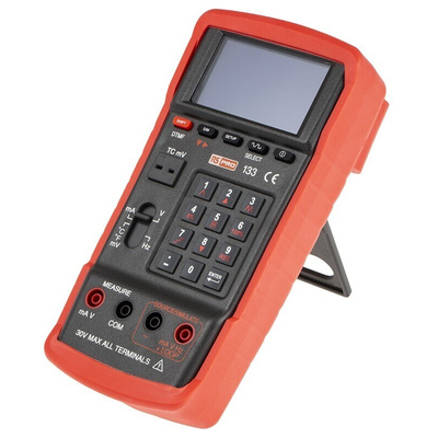 RS PRO 133 Current & Voltage Calibrator, Max Voltage 20V, Max Current 24mA, UKAS Calibration