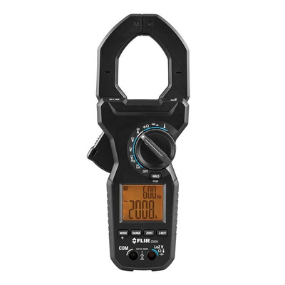 FLIR CM95 Clamp Meter, 2000A dc, Max Current 2000A ac CAT IV-1000 V With RS Calibration