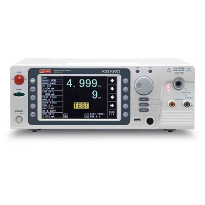 RS PRO RSST-2003 Insulation Tester, 50V Min, 5000V dc Max, 50GΩ Max, CAT I