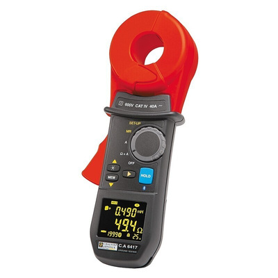 Chauvin Arnoux CA 6417 Earth Clamp, 1.5kΩ CAT IV