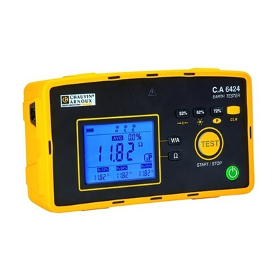 Chauvin Arnoux CA 6424 Earth & Ground Resistance Tester CAT IV 600 V