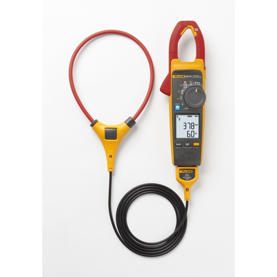 Fluke 378 FC Clamp Meter, 999.9A dc, Max Current 2500A ac CAT III 1000V With UKAS Calibration
