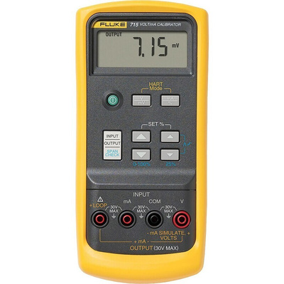 Fluke 715 Current & Voltage Calibrator, Max Voltage 20V, Max Current 24mA, UKAS Calibration