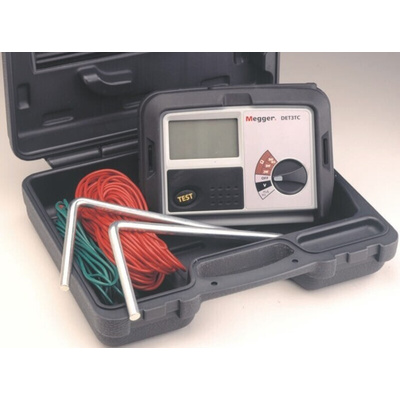 Megger DET3TC Earth Tester, 2000Ω CAT IV 100 V RS Calibration