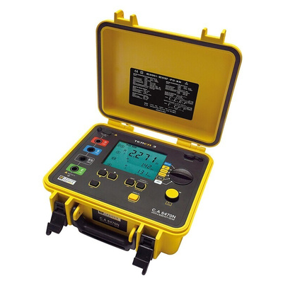 Chauvin Arnoux CA 6470N Earth Tester, 99.99kΩ CAT IV 50 V
