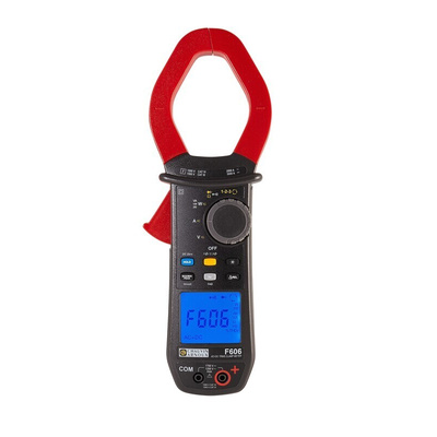Chauvin Arnoux F606 Clamp Meter, 3000A dc, Max Current 3000A ac CAT III 1000V With RS Calibration