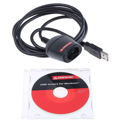 Amprobe IRDA-USB-Cable Insulation Tester Cable, For Use With Amprobe Testers