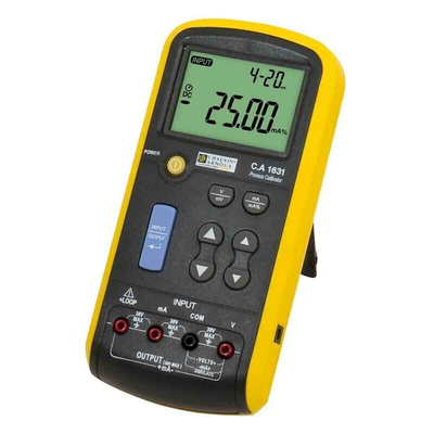 Chauvin Arnoux CA 1631 Current & Voltage Calibrator, Max Voltage 20V dc, Max Current 24mA, RS Calibration