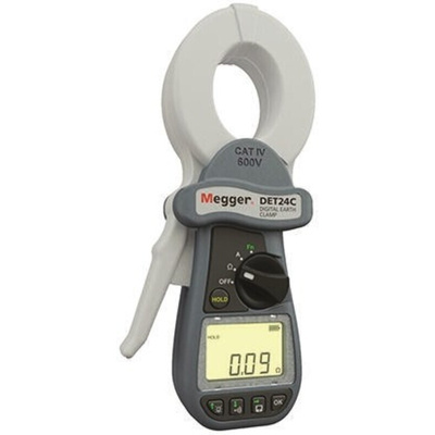 Megger DET24C Earth Tester, 1500Ω CAT IV 600 V RS Calibration