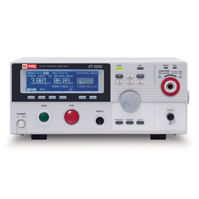 RS PRO IIT2000 Dielectric Strength Tester, 50V Min, 1000V Max, 9.5GΩ Max