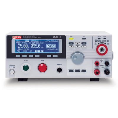 RS PRO IIT2010 Insulation Tester, 50V Min, 1000V Max, 9.5GΩ Max