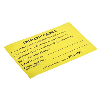 Fluke LAB01 Periodic Inspection Report