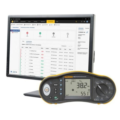 Fluke 1663 Multifunction Tester, 50V  , Earth Resistance Measurement With USB