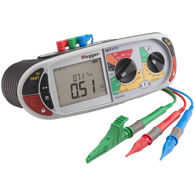 Megger MFT1711 Multifunction Tester, 250V , Earth Resistance Measurement With Wireless RS Calibration