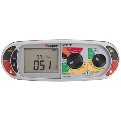 Megger MFT1711 Multifunction Tester, 250V , Earth Resistance Measurement With Wireless RS Calibration