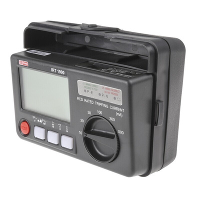 RS PRO Digital RCD Tester, RCD Test Type AC, RCD Test Current 10mA