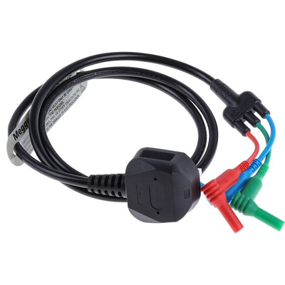 Megger 1004-323 UK Socket Adapter, For Use With MFT1700 Series Multifunction Testers