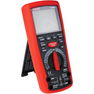 RS PRO RS-9985 Insulation Tester, 125V Min, 1000V Max, 4GΩ Max, CAT III 1000V