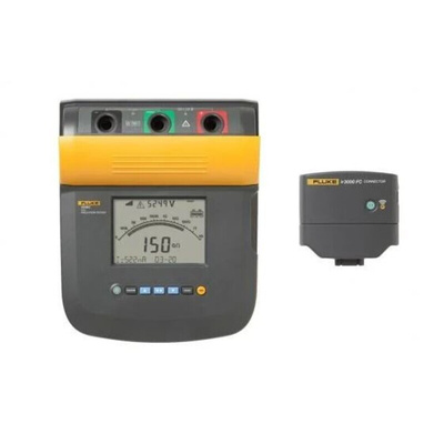 Fluke 1555 FC Insulation Tester, 250V Min, 10000V Max, 2TΩ Max, CAT III 1000V