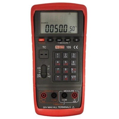 RS PRO RS 135 Loop Calibrator, - RS Calibration