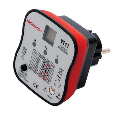 Chauvin Arnoux P06230304 RCD Tester 300V, RCD Test Type AC CAT II 300 V