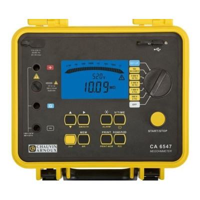 Chauvin Arnoux Insulation Tester, 40V Min, 5100V Max