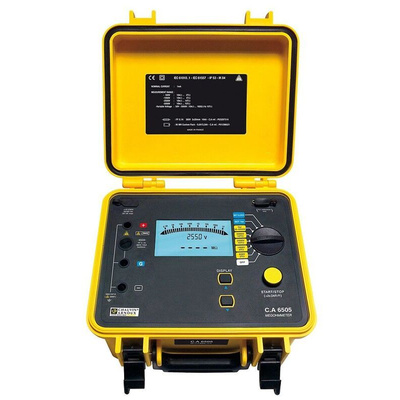 Chauvin Arnoux CA 6505 Insulation Tester, 40V Min, 5100V Max