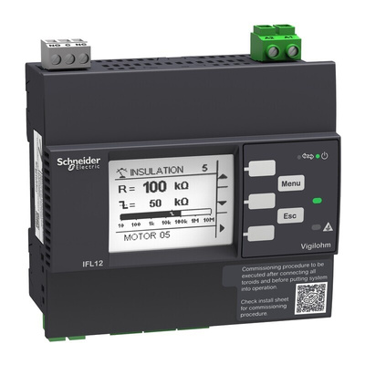 Schneider Electric FL12MC Insulation Tester, 100V ac/dc Min, 440V ac/dc Max