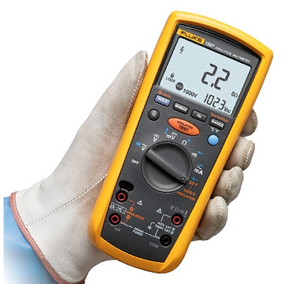 Fluke 1577 Insulation Tester, 500V Min, 1000V Max, 2GΩ Max, CAT III 1000V - UKAS Calibration