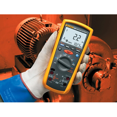 Fluke 1577 Insulation Tester, 500V Min, 1000V Max, 2GΩ Max, CAT III 1000V - UKAS Calibration
