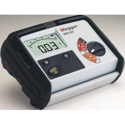 Megger MIT310 Insulation & Continuity Tester, 250V Min, 1000V dc Max, 999mΩ Max, CAT III 600V - RS Calibration