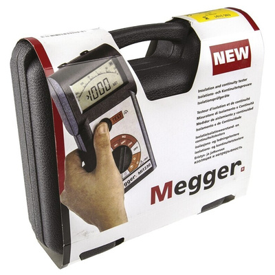 Megger MIT230 Insulation & Continuity Tester, 250V Min, 1000V dc Max, 999MΩ Max, CAT III 300V