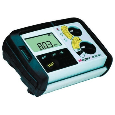 Megger RCDT320-FR RCD Tester, Loop Impedance Test Type 3 Wire 300V ac, RCD Test Type DC, RCD Test Current 1000mA CAT
