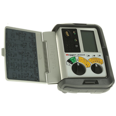 Megger LRCD220-FR Loop Impedance & RCD Combined Tester, Loop Impedance Test Type 2 Wire 500V, RCD Test Type AC