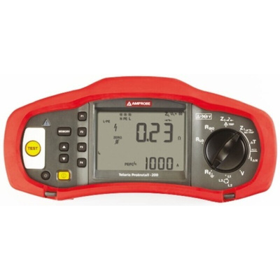Amprobe PROINSTALL-200-EUR Electrical Tester, 100 V, 250 V, 500 V, 1000 V , Earth Resistance Measurement With Infrared