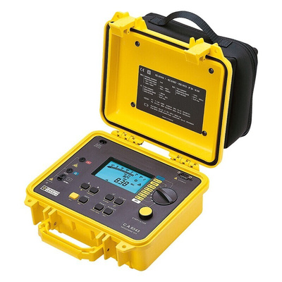 Chauvin Arnoux CA 6543 Insulation & Continuity Tester, 50V Min, 1000V Max, 4TΩ Max, CAT III 600V