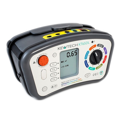 Kewtech Corporation KT65DL Multifunction Tester, 100V , Earth Resistance Measurement With USB UKAS Calibration