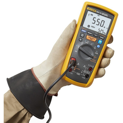 Fluke 1587 FC Insulation Tester, 50V Min, 1000V Max, 2GΩ Max, CAT III 1000V