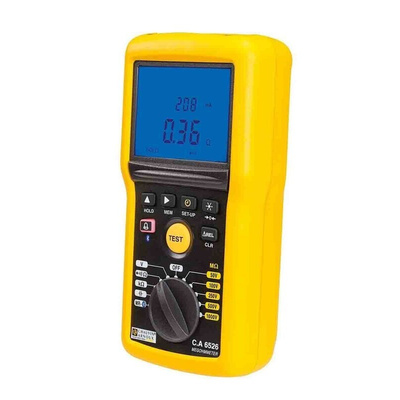 Chauvin Arnoux CA 6532 Insulation & Continuity Tester, 50V Min, 100V Max, 20GΩ Max, CAT IV