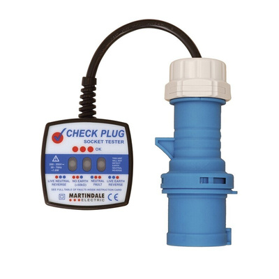 Martindale, Model CP-201 Socket Tester 16A 230V ac CAT III 300 V