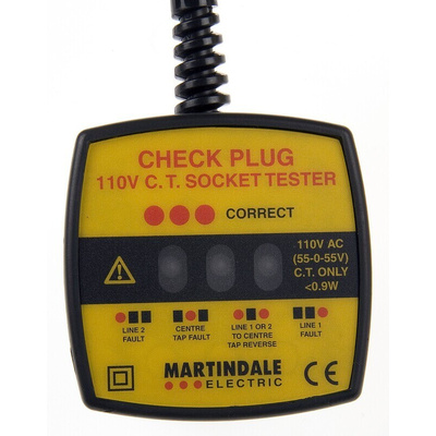 Martindale, Model CP-301 Socket Tester 16A 110V ac CAT II 150 V