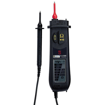 Chauvin Arnoux CA 745N, LCD Voltage Indicator, 690V ac/dc, Continuity Check, Battery Powered, CAT III 600V