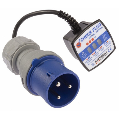Martindale Socket Tester 16/32A 230V ac CAT III 300 V