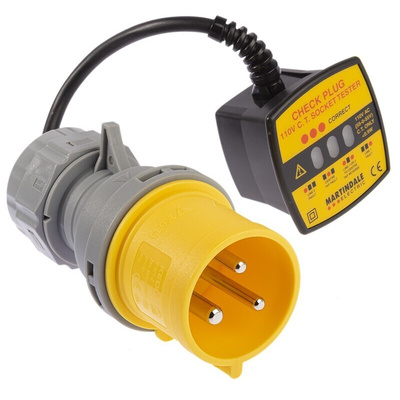 Martindale Socket Tester 16/32A 110V ac CAT II 150 V