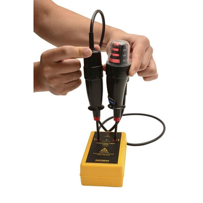 John Drummond Voltage Indicator & Proving Unit Kit 3.5mA 700V ac, Kit Contents 1 Long Angled Prod, 1 L-Shaped Prod and