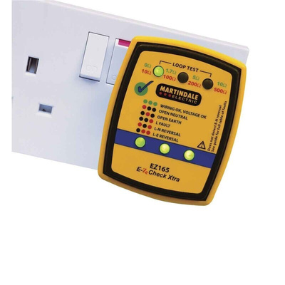 Martindale Socket Tester 13A 230V ac Cat II 300 V RS Calibration