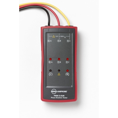 Beha-Amprobe PRM-5-EUR Phase Rotation Tester, CAT IV 600 V, 400Hz Max, 700V Max with RS Calibration