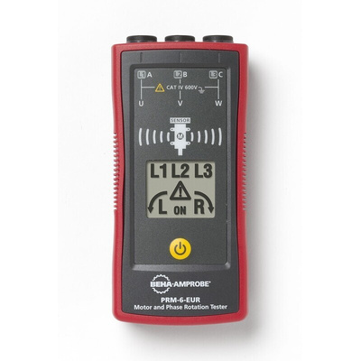 Beha-Amprobe PRM-6-EUR Phase Rotation Tester, CAT IV 600 V, 400Hz Max, 700V Max with RS Calibration